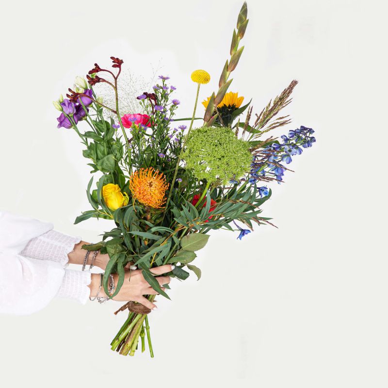 Nonchalante Pluk Boeket veldboeket bloemen bestellen en bezorgen bloemenwinkel