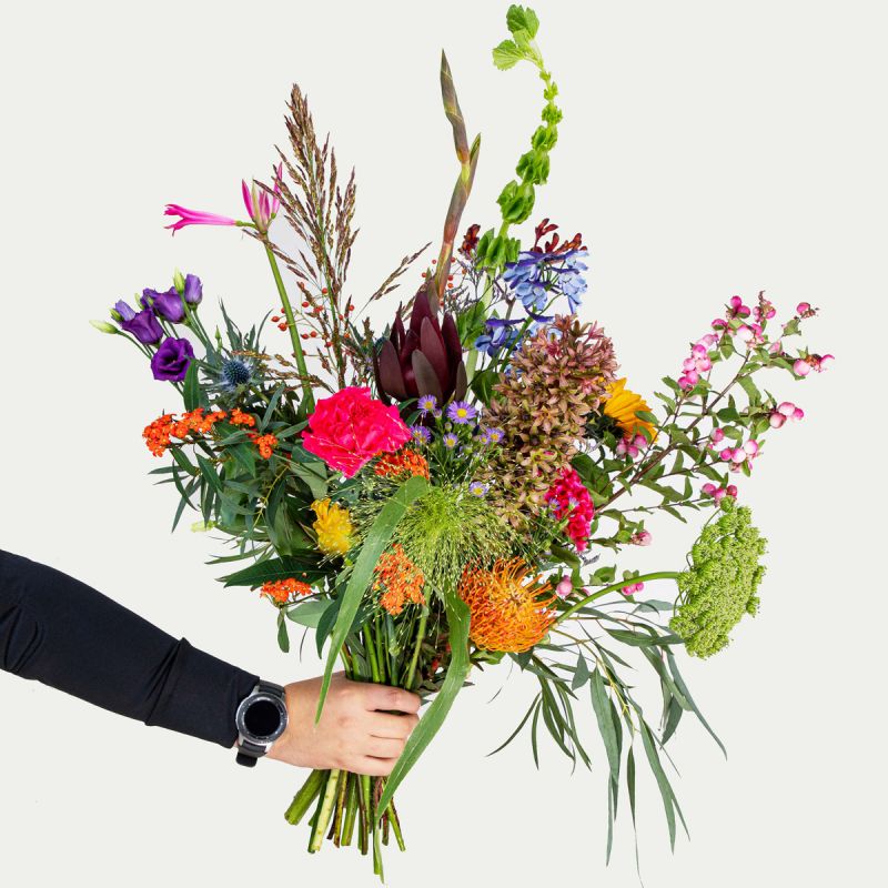Nonchalante Pluk Boeket - Groot - veldboeket bloemen