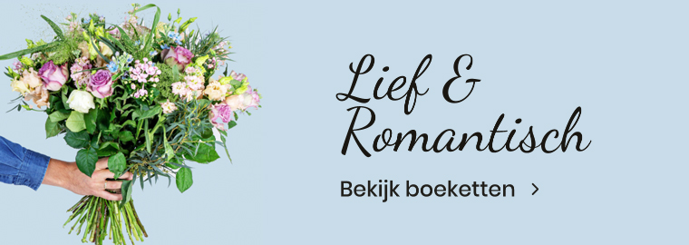 Lief boeket en romantische bloemen Ommen