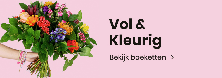 Vol en kleurige boeketten bloemenwinkel Zaandam
